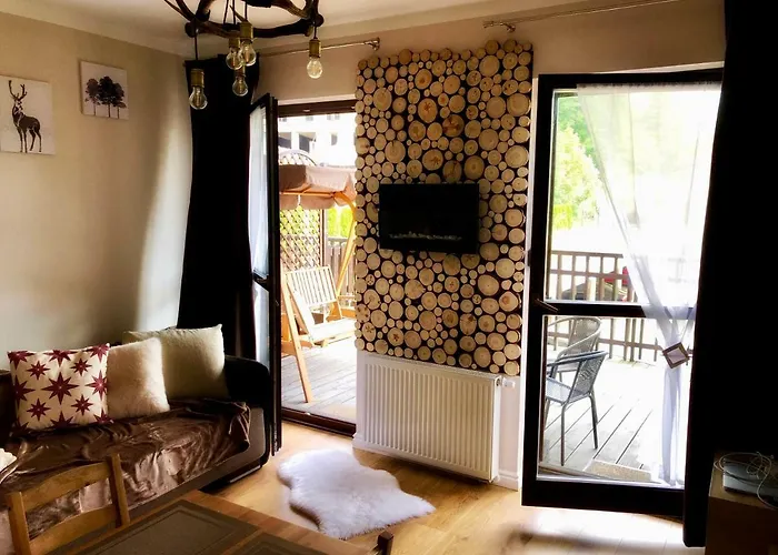 Dziki Panorama Gor, Duzy Taras Z Widokiem Na Gory 公寓 斯克拉斯卡波伦巴