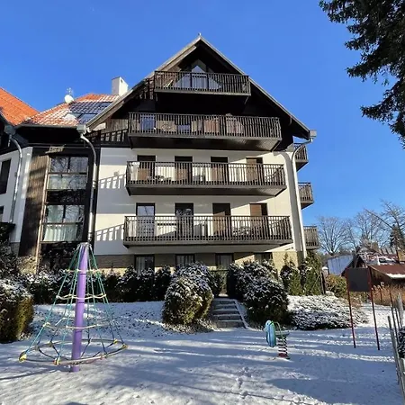 Dziki Panorama Gor, Duzy Taras Z Widokiem Na Gory Sklářská Poruba